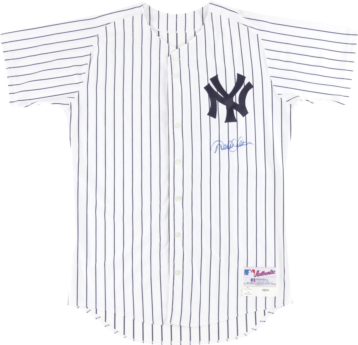 Baseball Autographs - Derek Jeter New York Yankees Signed Team Issued Jersey (PSA)