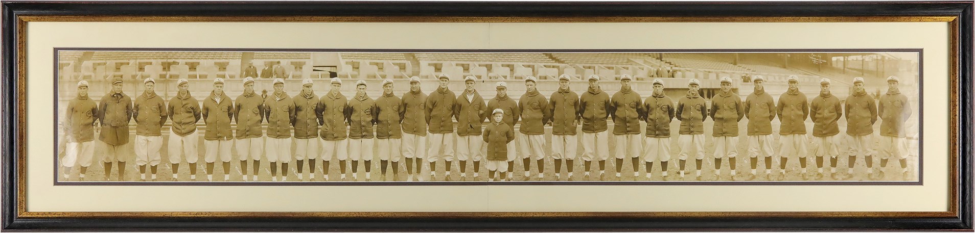 - Huge 1913 Cincinnati Reds Panoramic Team Photograph w/Joe Tinker & Three Finger Brown
