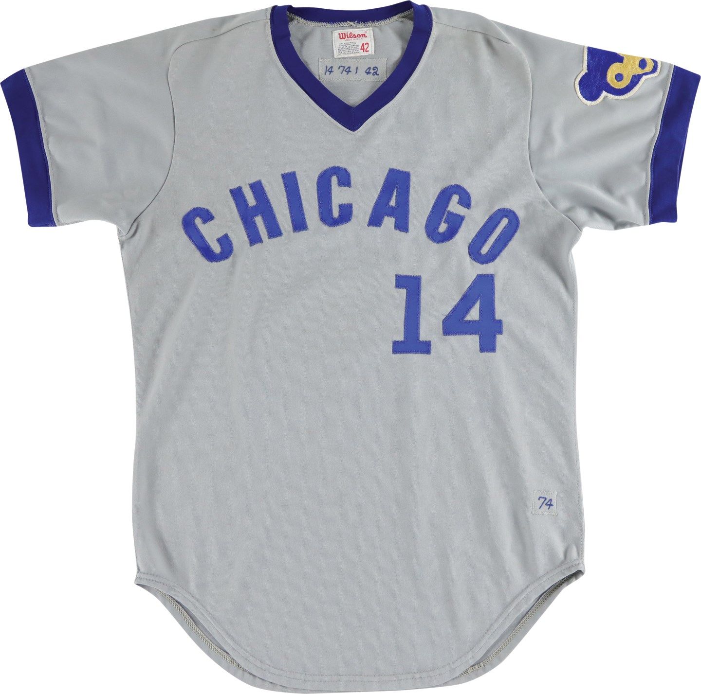 - 1974 Ernie Banks Chicago Cubs Game Worn Jersey