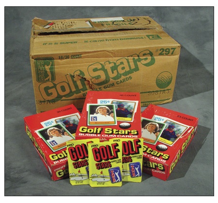 1981 Donruss Golf Wax Case (16 boxes)