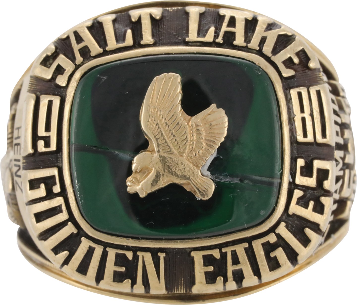 Sports Rings And Awards - 1979-80 Salt Lake Golden Eagles Central Hockey League Championship Player Ring (Heinz LOA)