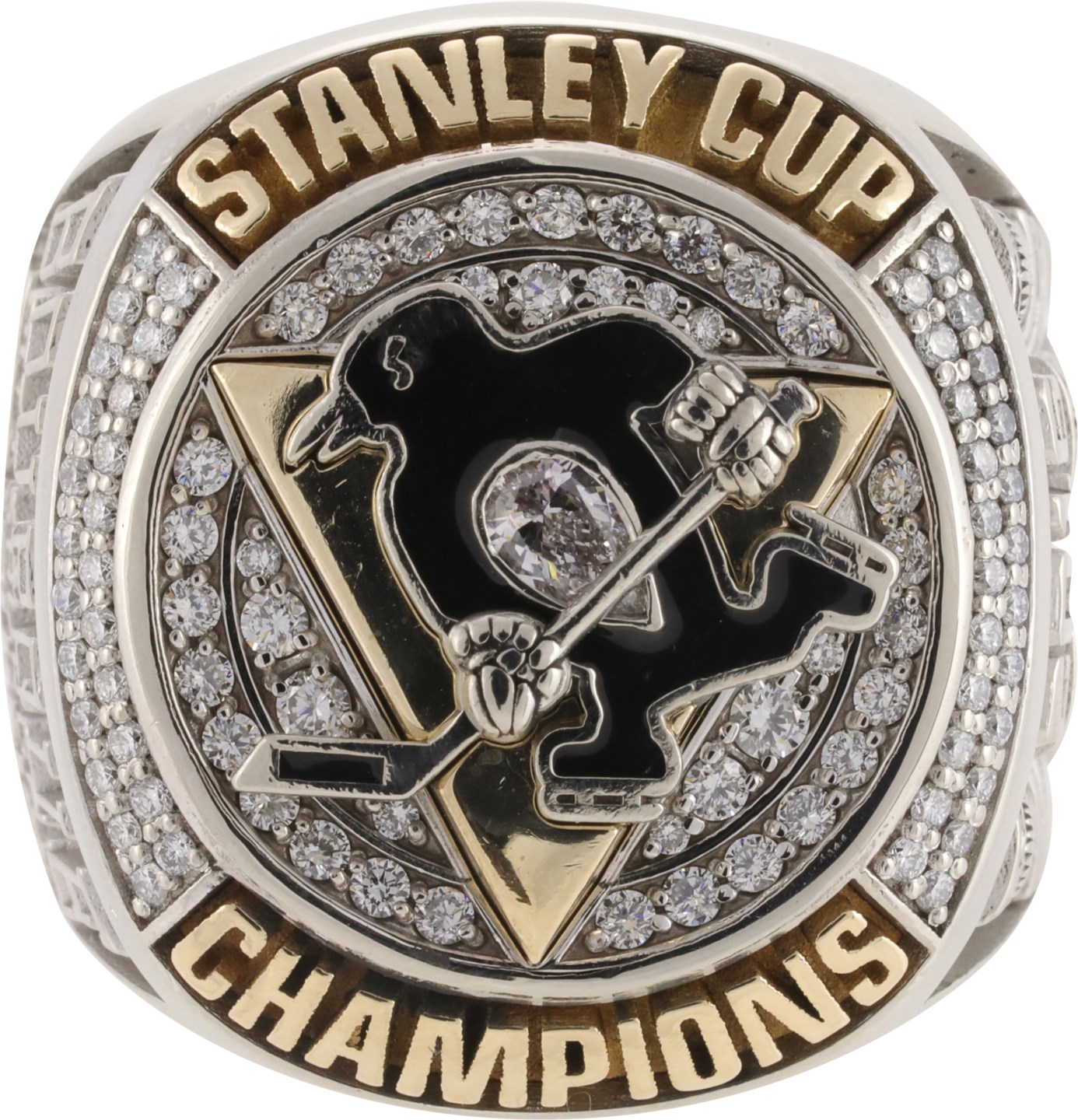 Hockey - 2016 Phil Bourque Pittsburgh Penguins Stanley Cup Championship Ring