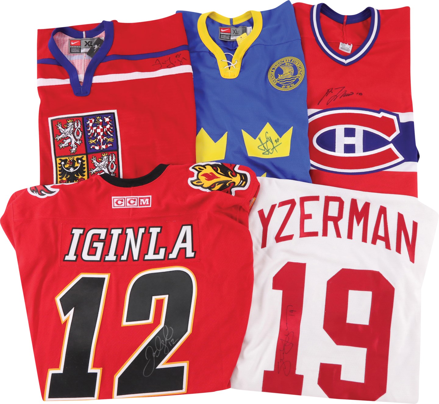 - NHL Hall of Famers & Stars Signed Jersey Collection (14)