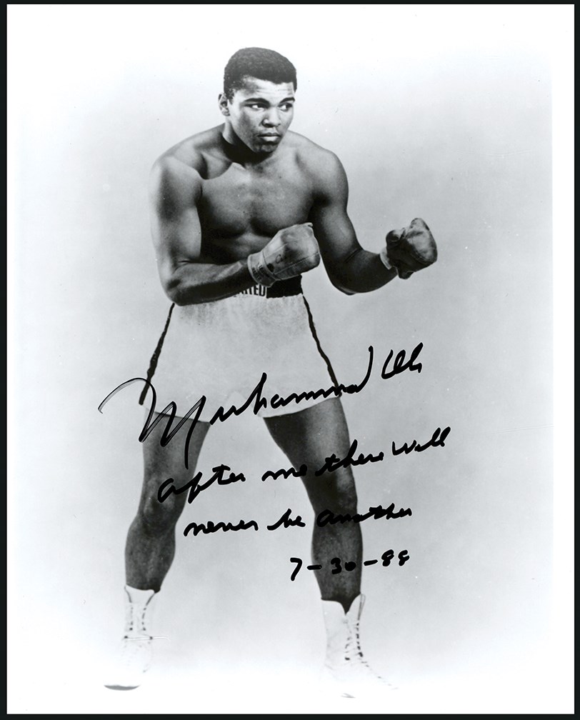 - Muhammad Ali Signed and Inscribed Photograph (PSA)