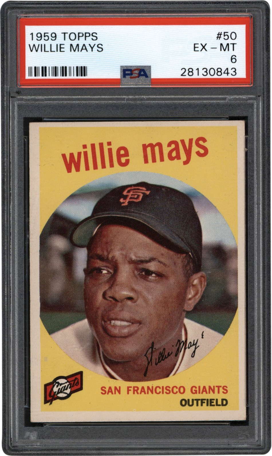 - 1959 Topps PSA Collection w/Willie Mays (24)