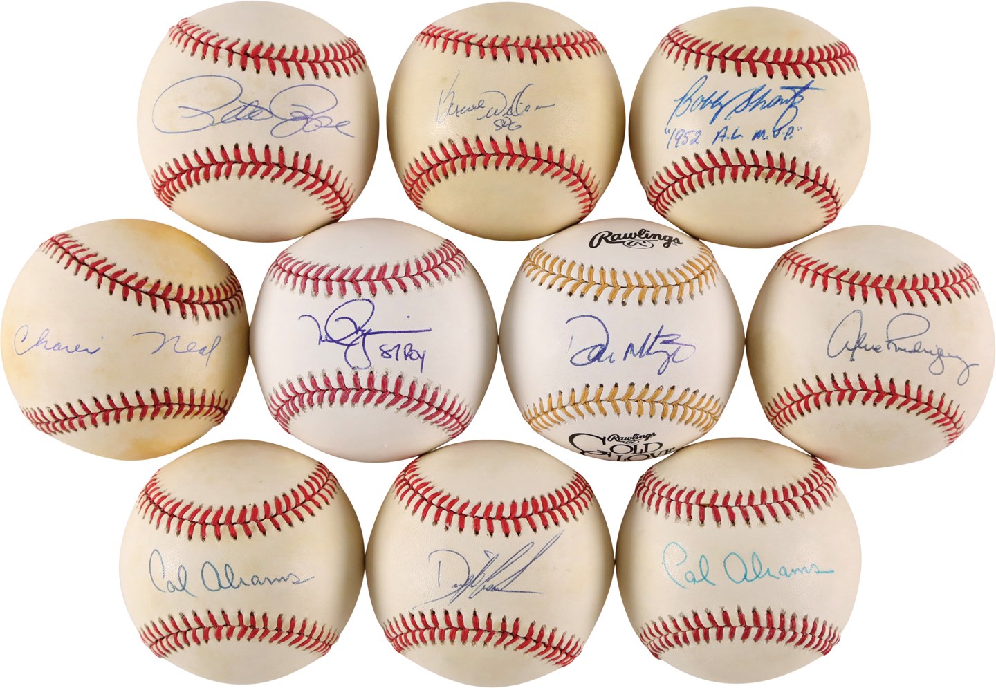 Baseball Autographs - MLB Stars Signed Baseball Collection (25)