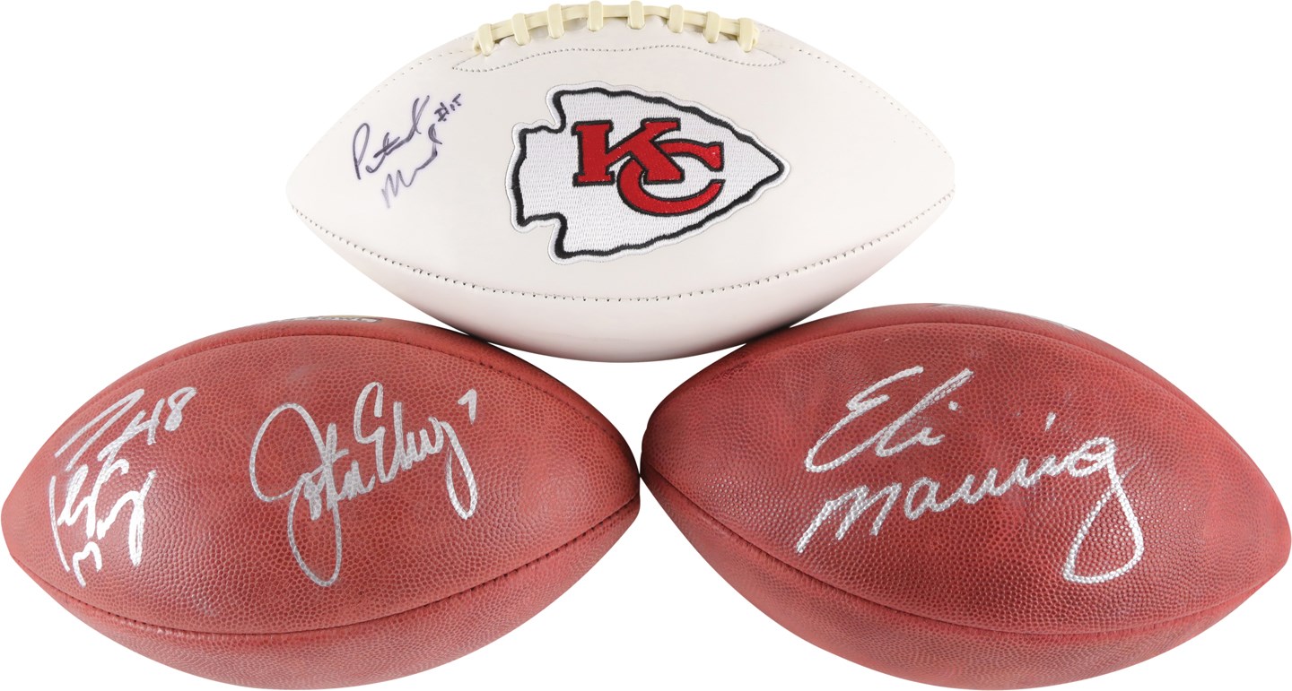 - NFL Hall of Famers & Stars Signed Football Collection (13)