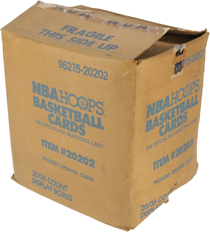 - 1989-1990 Hoops High Series Basketball Case w/15 Unopened Boxes