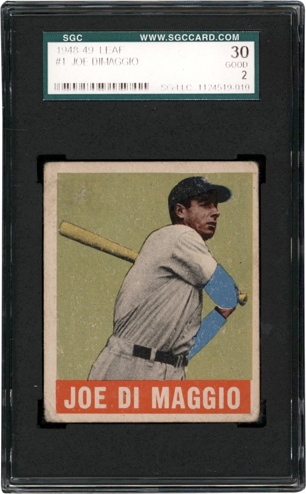 - 1948 Leaf #1 Joe DiMaggio SGC GD 2