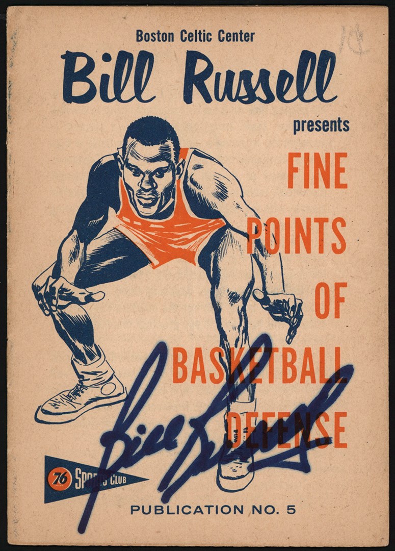 - 1958 Union Oil Bill Russell Signed Booklet (Russell Signed Cert.)