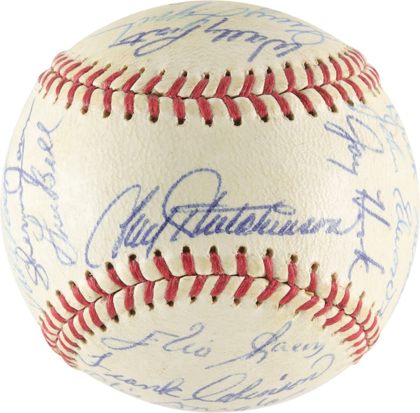 - Beautiful 1961 National League Champion Cincinnati Reds Team-Signed Baseball (25 Autos)