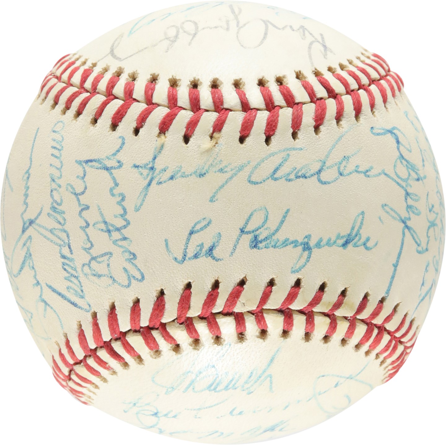 - 1976 World Champion Cincinnati Reds Team-Signed Baseball (31 Autos)