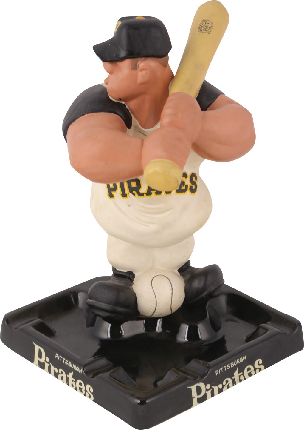 Clemente and Pittsburgh Pirates - Very Rare 1960s Pittsburgh Pirates Figural Ashtray by Fred Kail