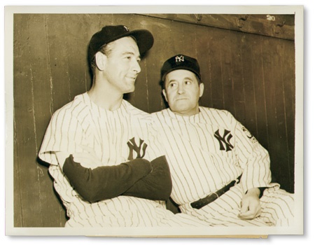Lou Gehrig - 1939 Lou Gehrig Photograph (6.5x8.5”)