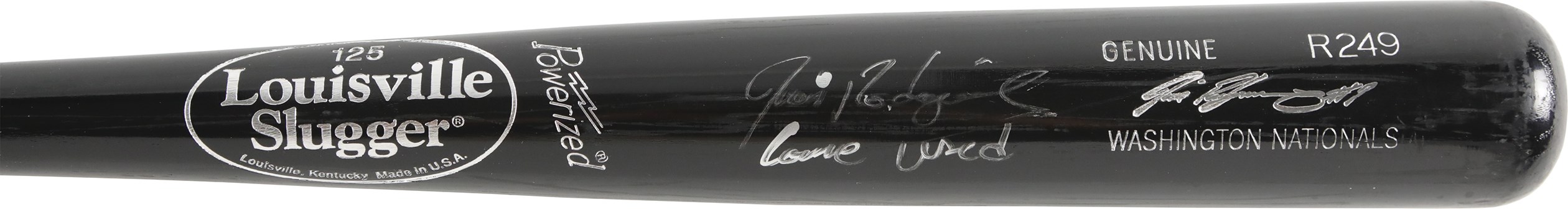 Baseball Autographs - 2010 Ivan "Pudge" Rodriguez Signed Game Used Bat
