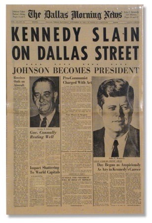 Political - JFK Assassination Dallas Morning News