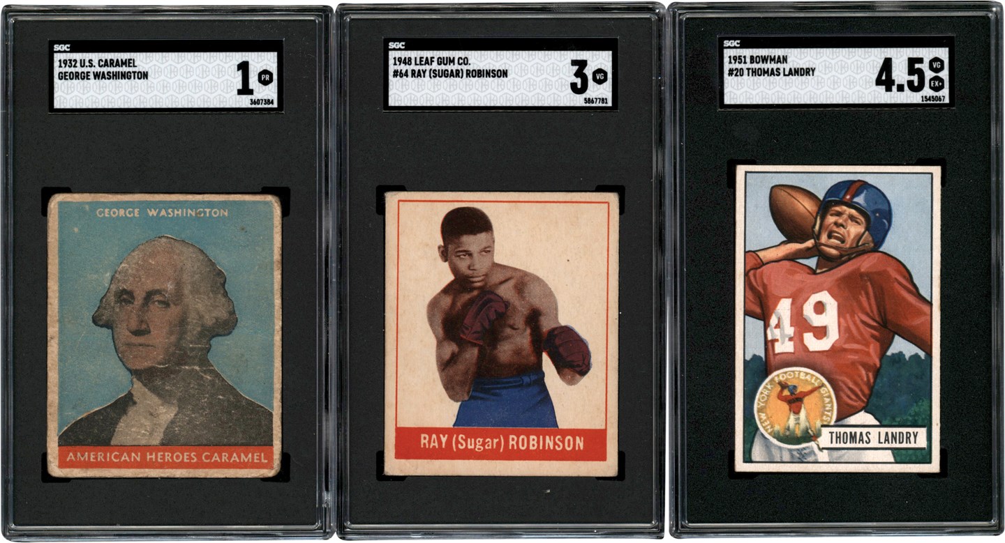 - 1921-2004 All Sports Collection w/SGC Graded (1,000+)