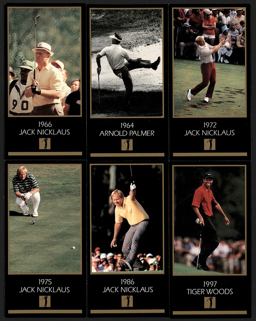 - 998 Masters Collection & 2003 Upper Deck Golf Set Pair (2)