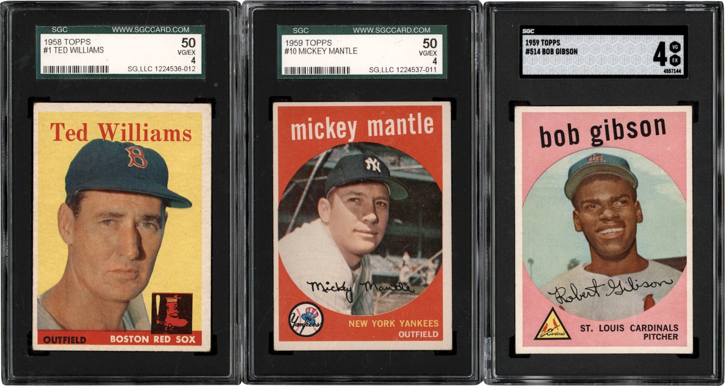 - 1948-1959 Topps & Bowman Collection w/Mickey Mantle & Ted Williams (850+)