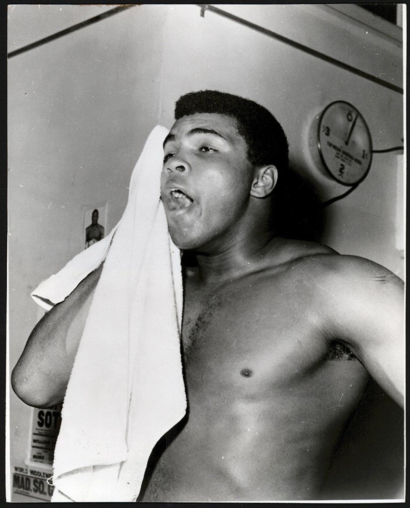 Vintage Sports Photographs - 1967 Muhammad Ali Photograph by Field Enterprises (PSA Type I)