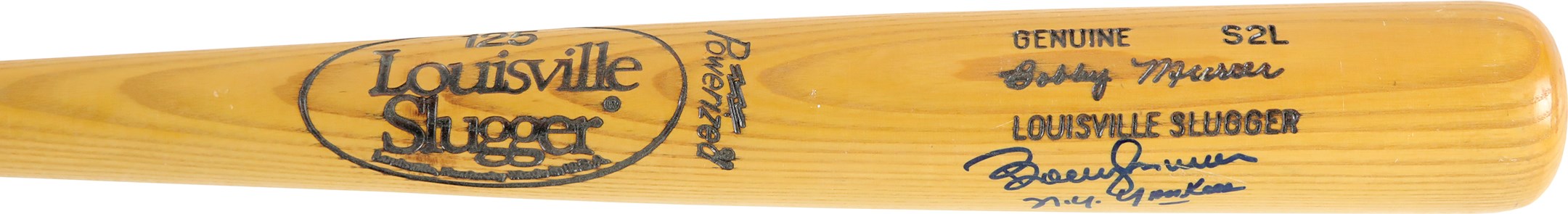 Baseball Autographs - Bobby Murcer Signed Professional Model Bat