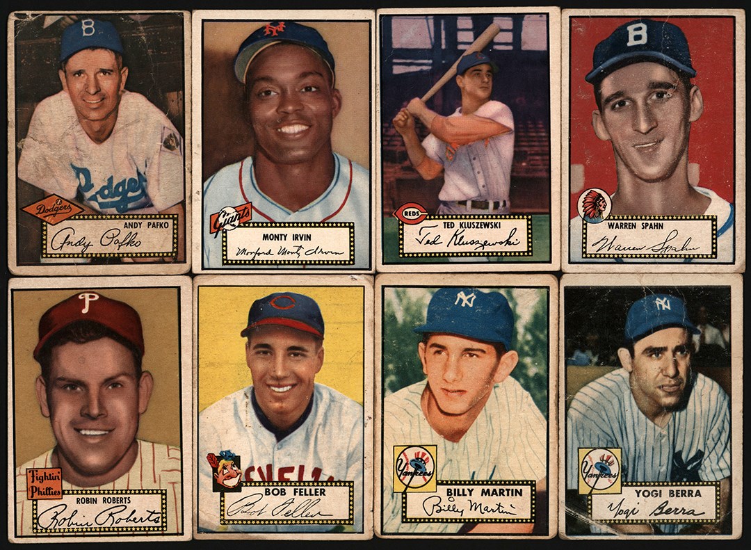 - 1952 Topps Collection w/Spahn & Berra (275+)