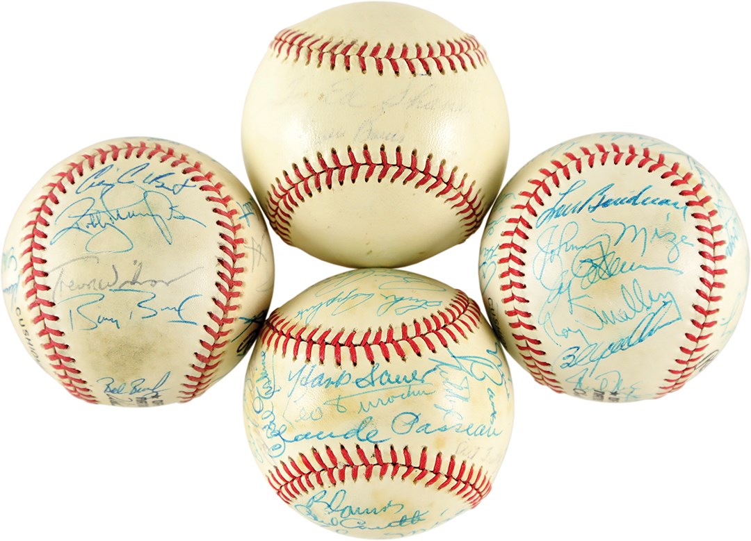 Baseball Autographs - Multi-Signed and Single-Signed Baseball Collection (20) - Many Hall of Famers