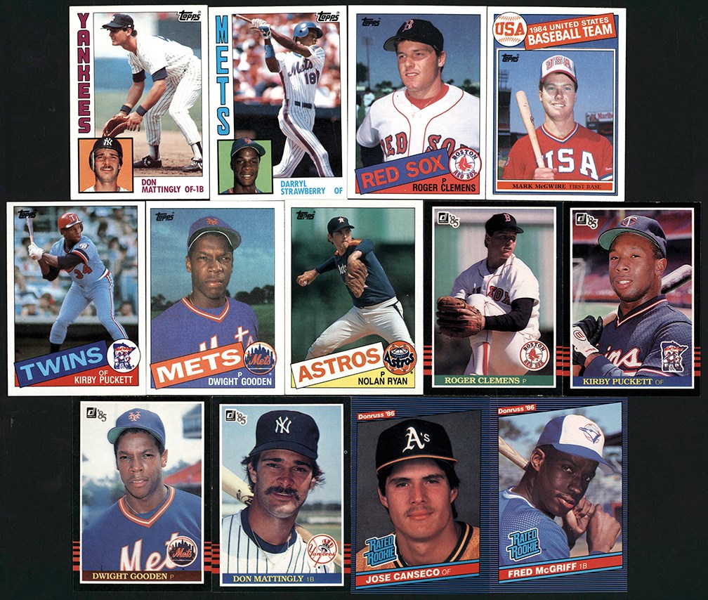 - 984-1988 Baseball Complete Set Collection (6)