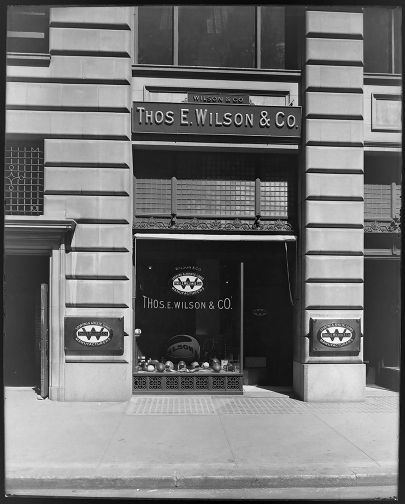 Vintage Sports Photographs - Circa 1920 Thos. E. Wilson & Co. Original Glass Plate Negatives (2)