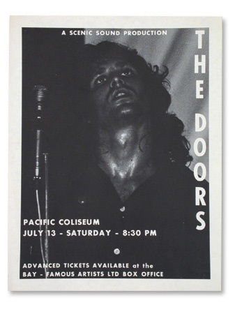 The Doors - 1968 The Doors Handbill.