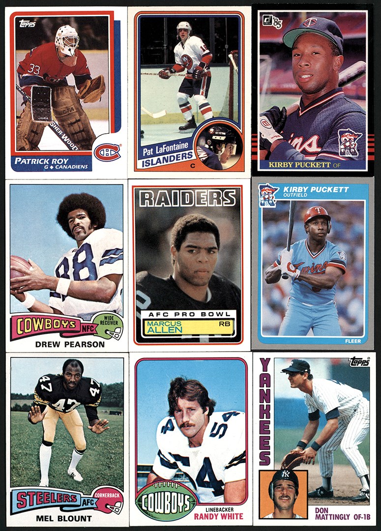 - 964-1991 Multi-Sport Card Collection w/Rookies (58)