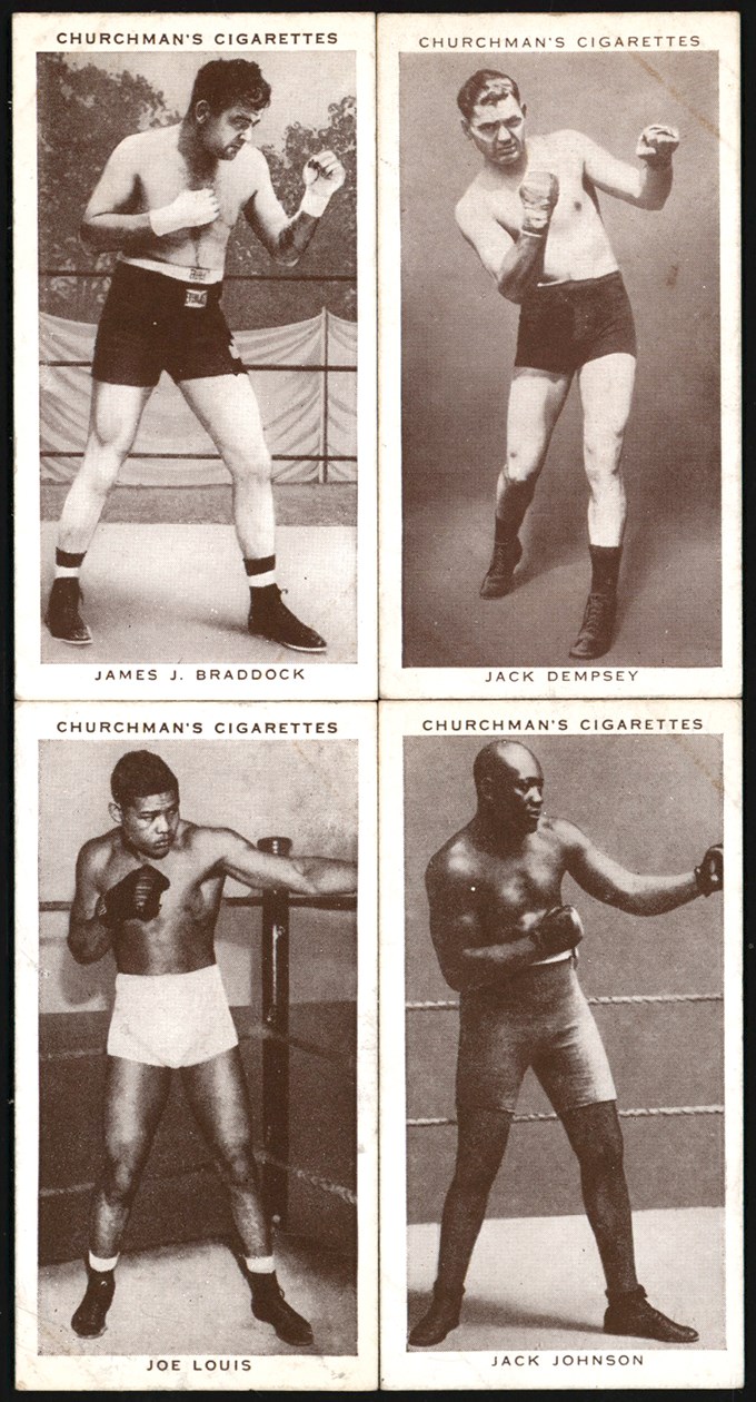 - 1938 Churchman Boxing Personalities Complete Set (50)