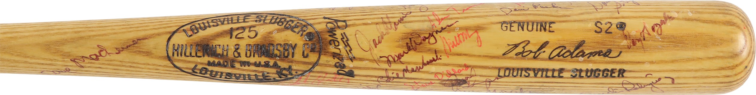 Baseball Autographs - 1979 Detroit Tigers Team-Signed Bat