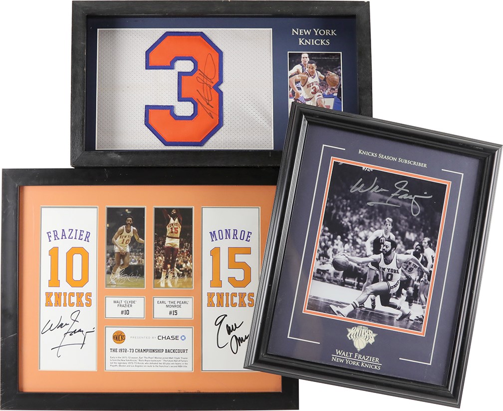 - Circa 2010s New York Knicks Season Ticket Holders Limited Edition Signed Collection (3)
