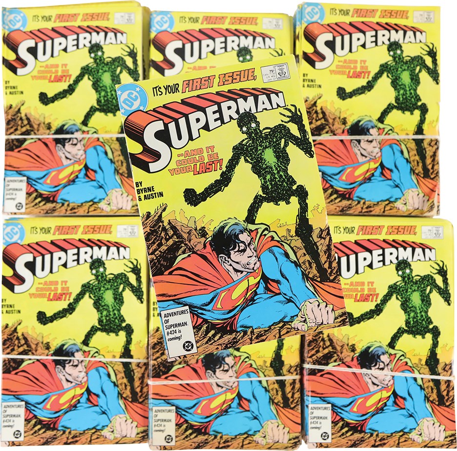 - 1987 DC Comics Superman #1 Publishers Case (200)
