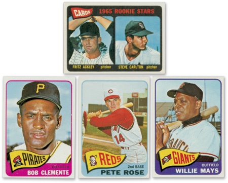Baseball and Trading Cards - 1965 Topps Baseball Near Set (minus Mantle)