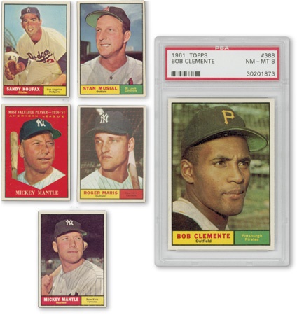 Baseball and Trading Cards - 1961 Topps Baseball Near Set