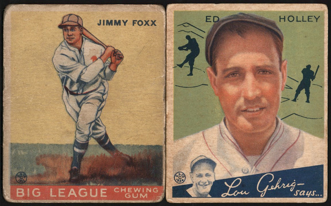 - 909-1935 Goudey & T206 Collection with Jimmie Foxx (11)