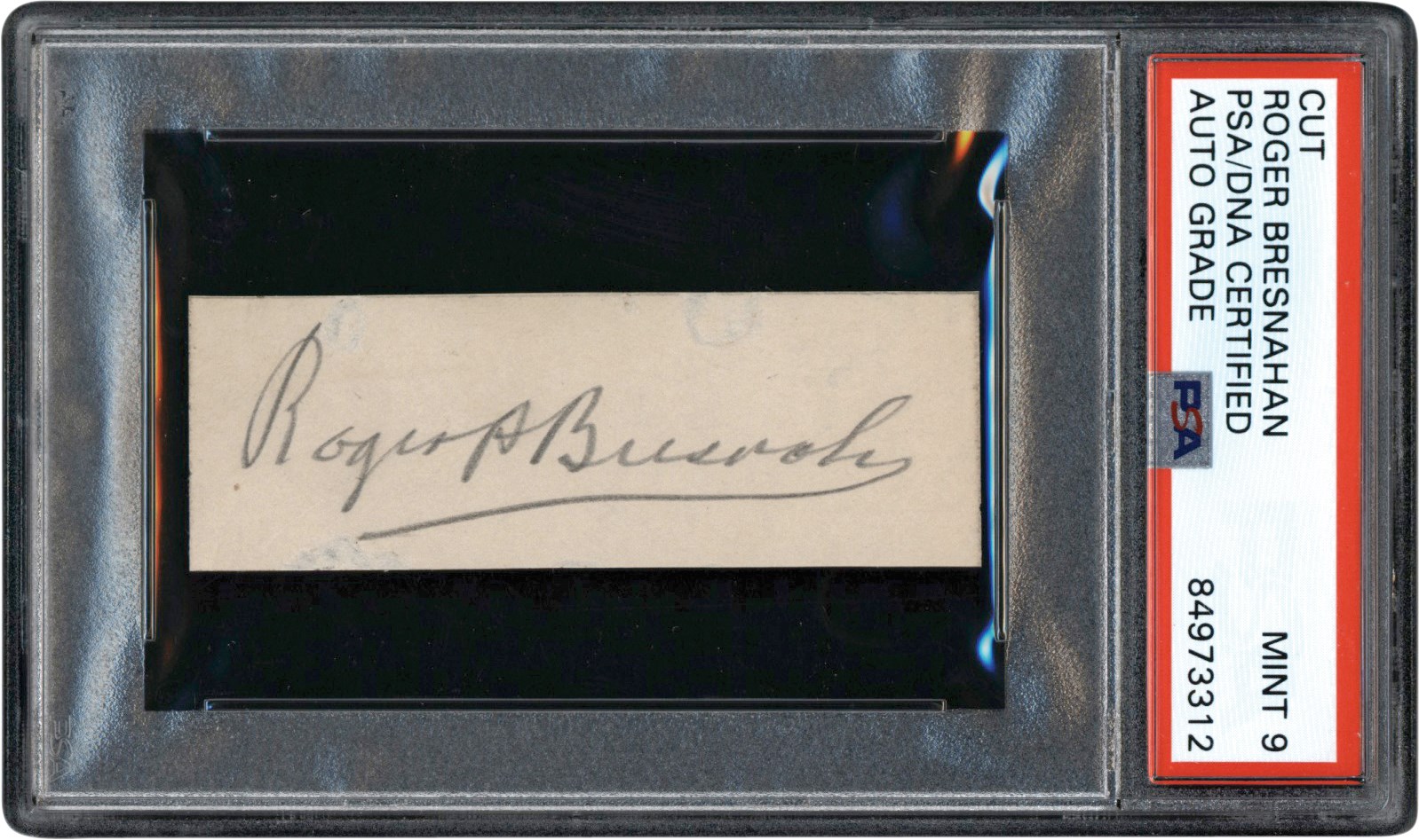 Baseball Autographs - Roger Bresnahan Autograph (PSA MINT 9)