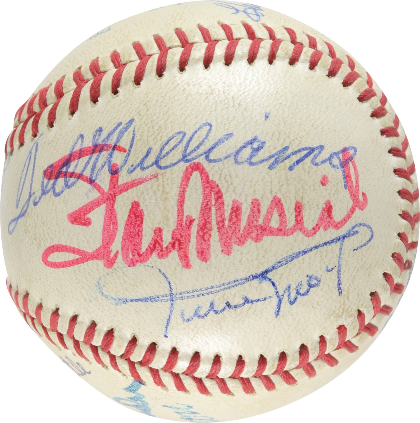 Baseball Autographs - Hall of Famers Signed Baseball w/500 HR & 3000 Hit Clubs (11)