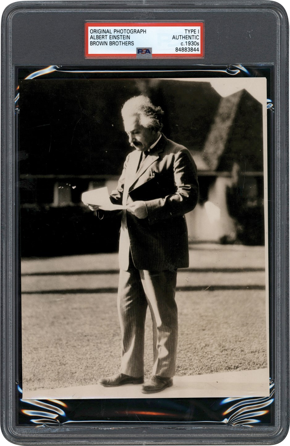 Vintage Sports Photographs - Circa 1930s Albert Einstein Photograph (PSA Type I)