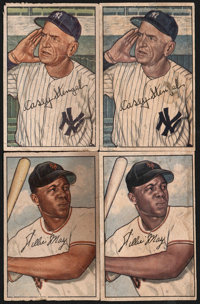 - 1952 Bowman Collection w/Two Willie Mays (9)