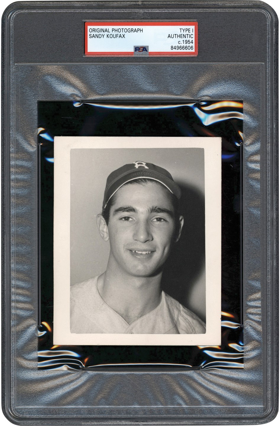 - Circa 1954 Sandy Koufax Rookie Photograph - Earliest Photo in a Brooklyn Dodgers Uniform (PSA Type I)