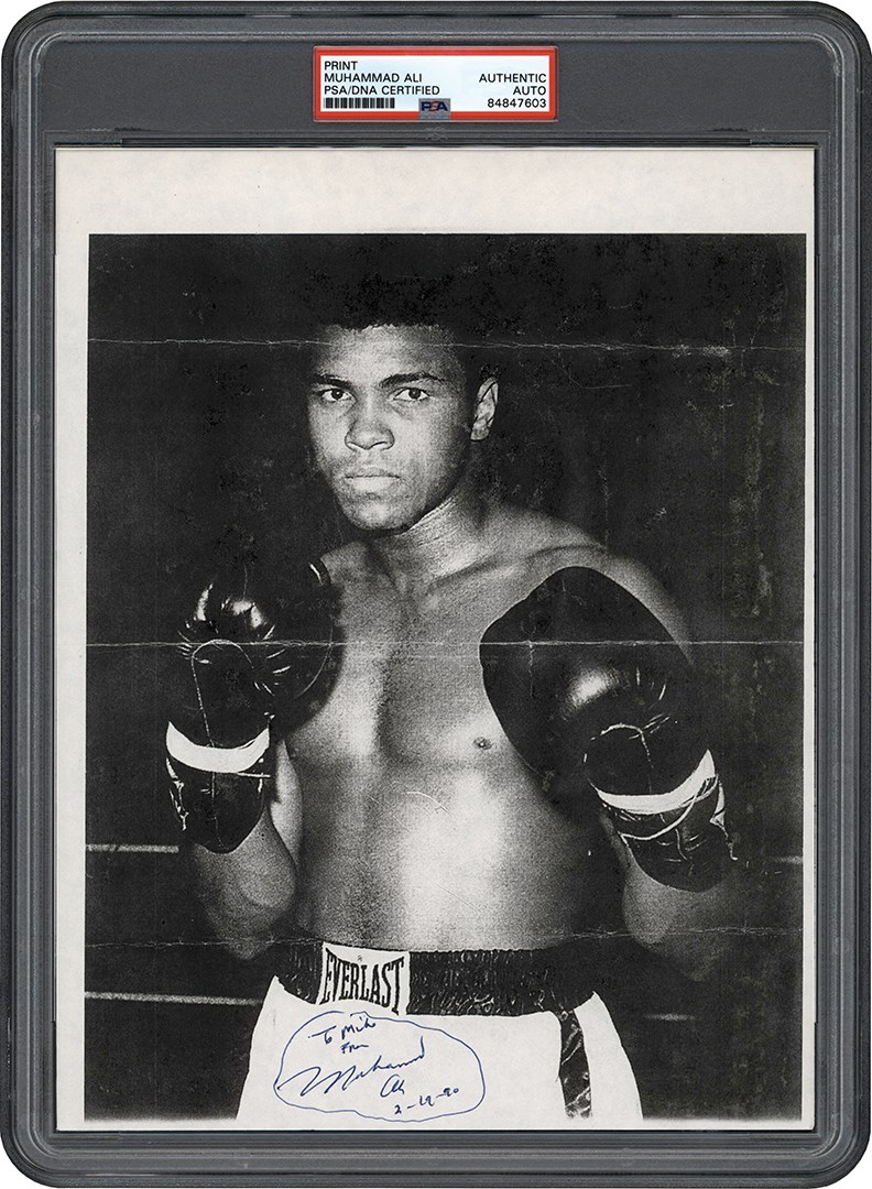 - Muhammad Ali Signed Photograph (PSA)