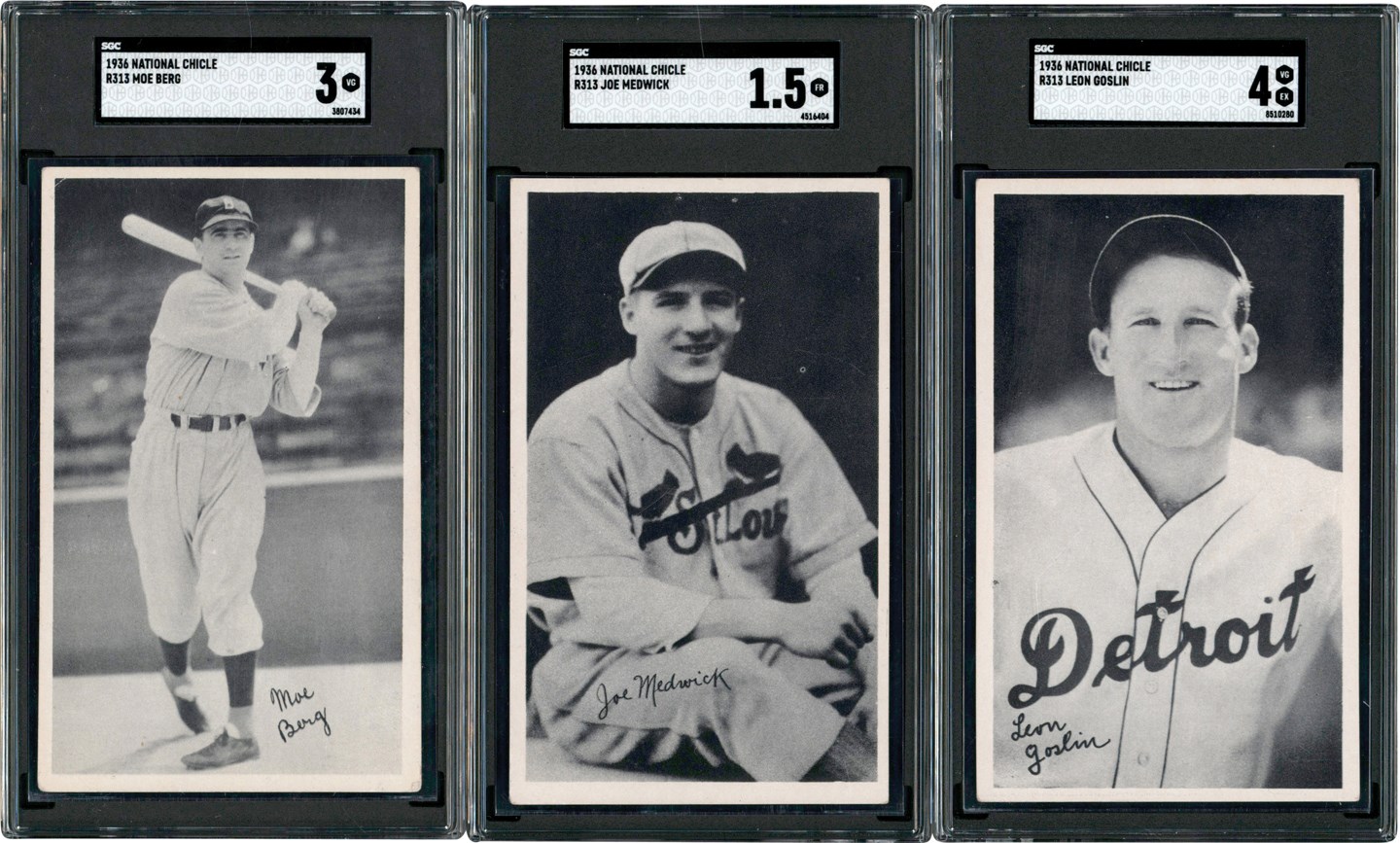 - 1936 R313 National Chicle Fine Pen Collection w/Hall of Famers (35)