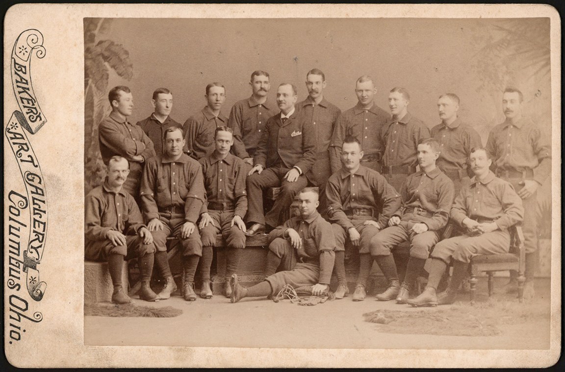 - are 1888 Cleveland Blues (American Association) Team Cabinet Card w/Chief Zimmer