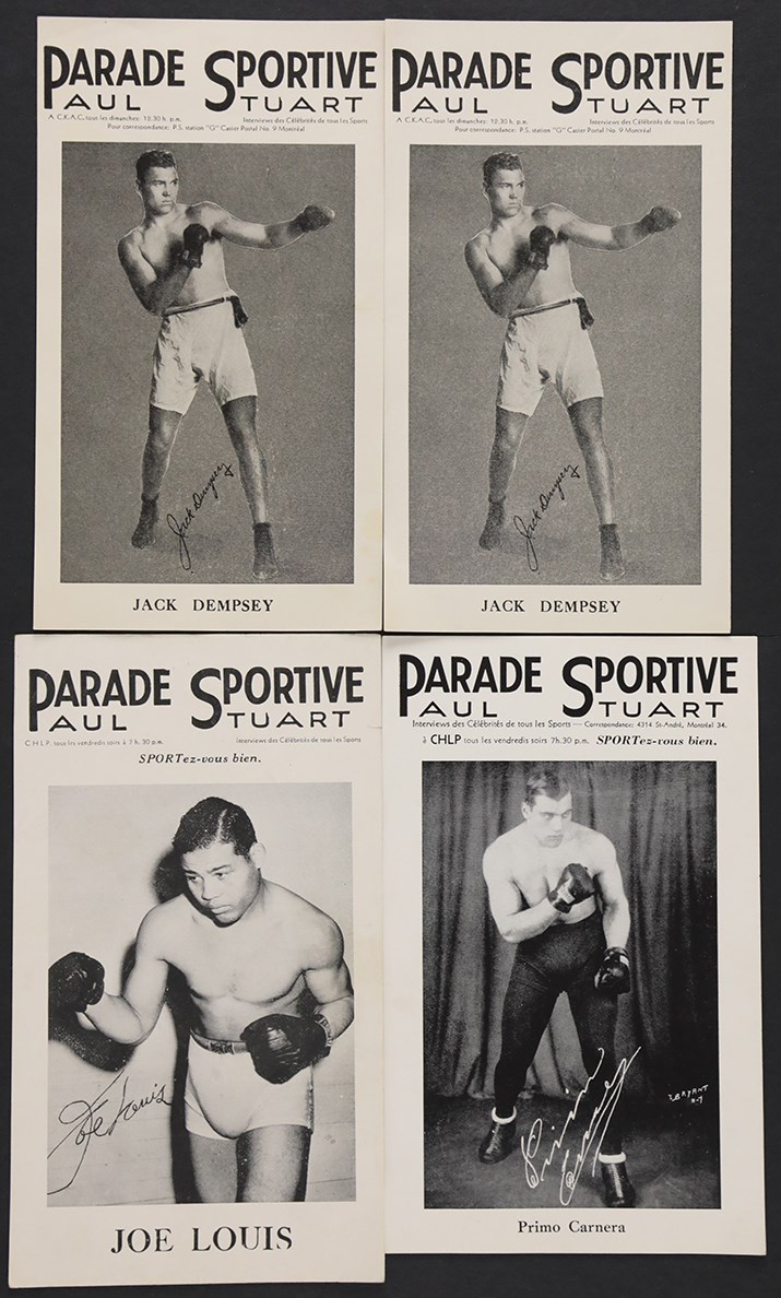 - 1930s-1960s Boxing & Other Sports Collection w/Rarities (190+)