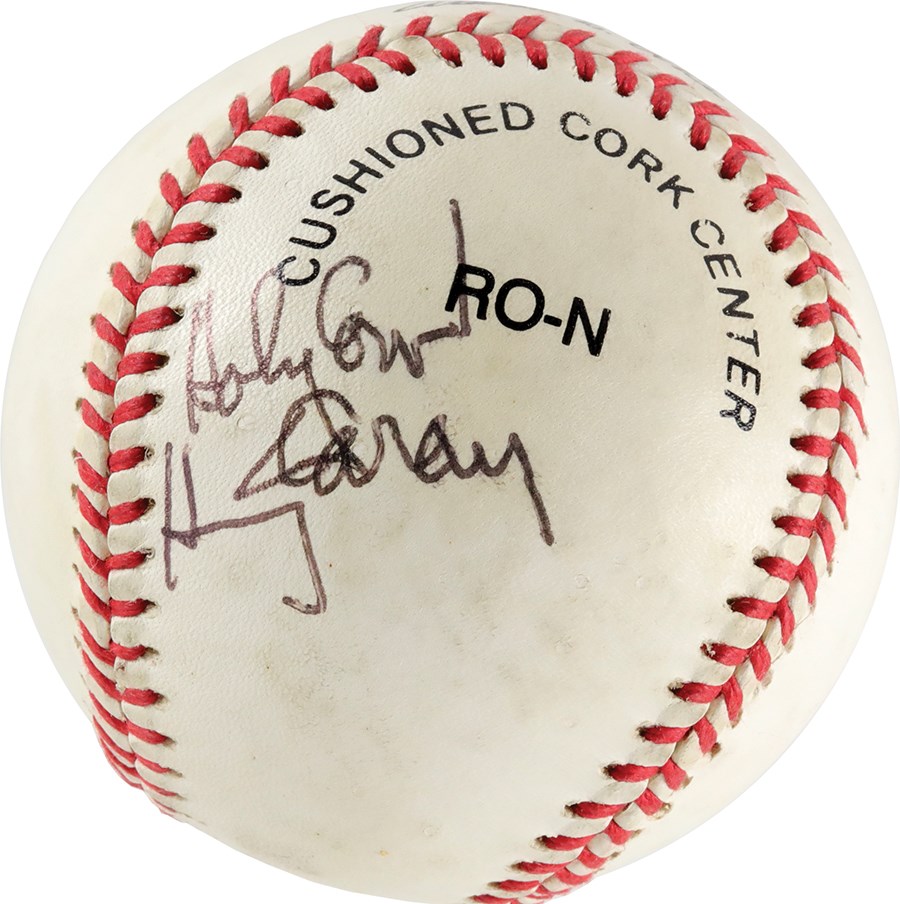 Baseball Autographs - Harry Caray "Holy Cow" Single-Signed Baseball