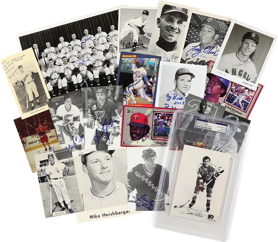 Baseball Autographs - Autograph and Memorabilia Collection (100+)