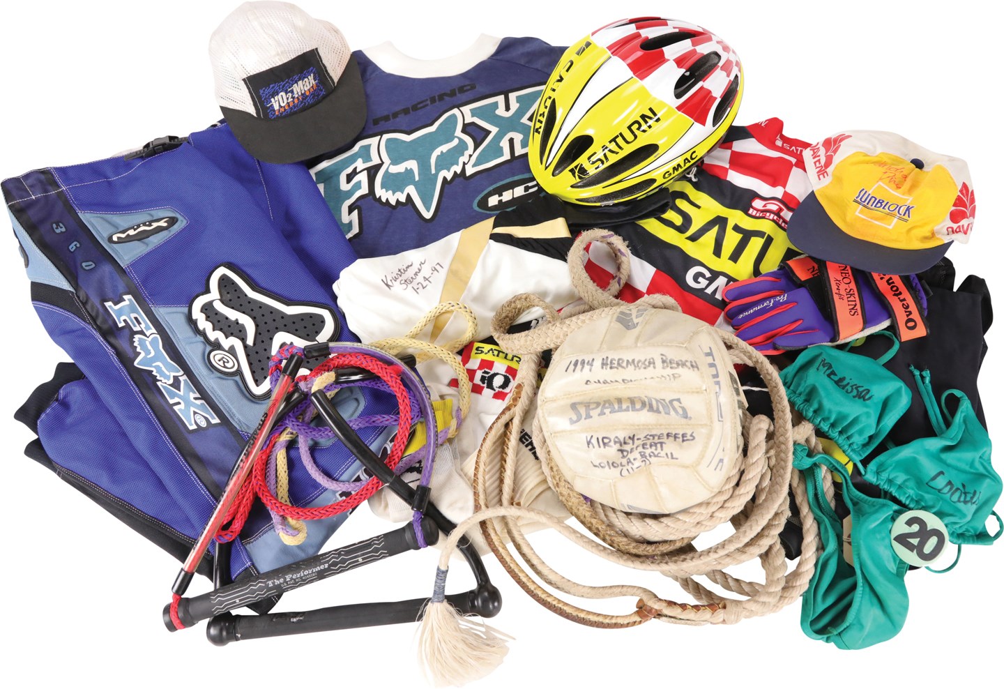 - Multi-Sport Memorabilia Collection with Worn Items and Autographs (30+)